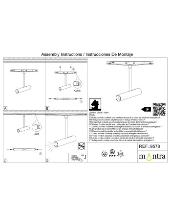 MAGNETO mini * FOCO LED 5W 24º NEGRO